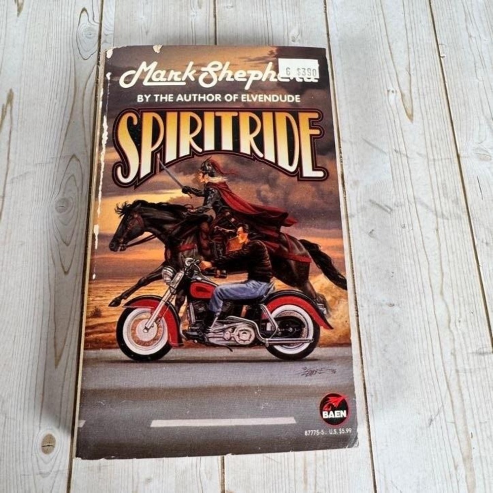 Spiritride Mark Shepherd 1997 First Printing Fantasy Adventure Baen